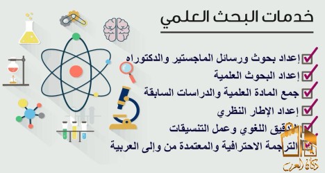 بحوث ومشاريع التخرج واحصاء